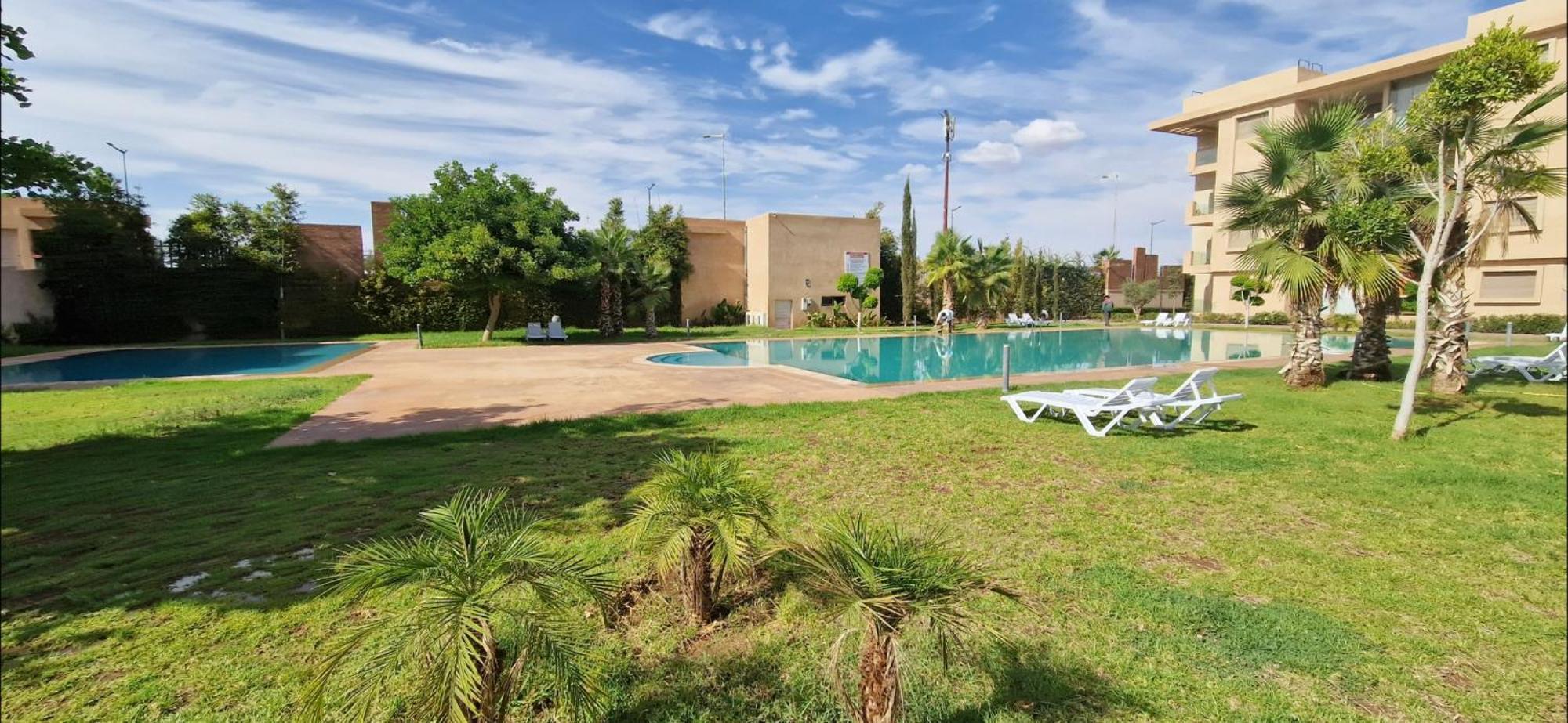 Cosy Appart Avec 2 Piscines, 2 Ch, 2 Sdb Marrakech Marrákes Kültér fotó